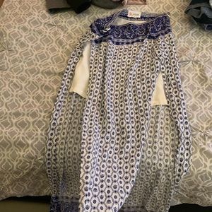 Long patterned skirt